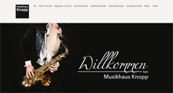 Desktop Screenshot of musikhaus-knopp.de